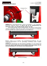 Предварительный просмотр 30 страницы AXXAIR DC115-BM1 Operating Instructions Manual