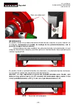 Предварительный просмотр 40 страницы AXXAIR DC115-BM1 Operating Instructions Manual