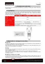 Предварительный просмотр 6 страницы AXXAIR SATF-115NDHX User Instructions