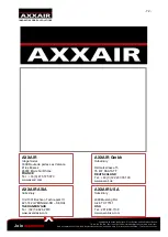 Предварительный просмотр 72 страницы AXXAIR SATF-115NDHX User Instructions