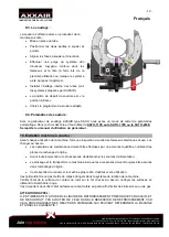 Preview for 12 page of AXXAIR SATO-115E5 Series Original Instructions Manual