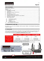 Preview for 14 page of AXXAIR SATO-115E5 Series Original Instructions Manual