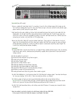 Предварительный просмотр 2 страницы Axxent AMV-7240 MKII Operating Manual