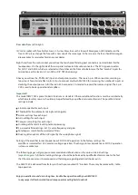 Предварительный просмотр 2 страницы Axxent AMV-7240 Operating Instructions