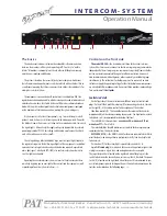 Axxent MS-200 Operation Manual preview