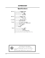 Preview for 24 page of Axxera ACPM6628BT Installation & Owner'S Manual