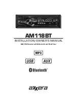 Axxera AM118BT Installation & Owner'S Manual preview