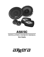 Axxera AS65C Installation & Owner'S Manual preview