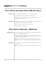 Preview for 22 page of Axxera AVM700Ui Installation & Owner'S Manual