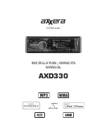 Preview for 1 page of Axxera AXD330 Installation And Owner'S Manual