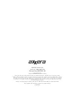 Preview for 24 page of Axxera AXD330 Installation And Owner'S Manual