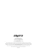 Предварительный просмотр 24 страницы Axxera AXD430 Installation And Owner'S Manual