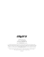 Preview for 26 page of Axxera AXD530 Installation And Owner'S Manual