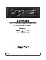 Axxera AXV150BT Installation & Owner'S Manual preview