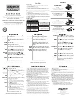 Preview for 1 page of Axxera Axxera CD Receiver Quick Start Manual