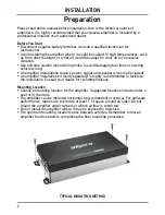 Предварительный просмотр 2 страницы Axxera ULTRA SLIM AX47S Installation & Owner'S Manual