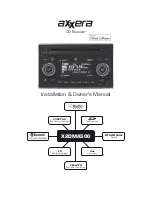 Axxera X2DMA500 Installation And Owner'S Manual предпросмотр