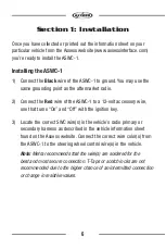 Preview for 6 page of Axxess ASWC-1 Installation Manual