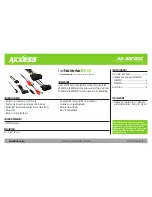 Axxess AX-ADFD02 Installation Instructions Manual preview