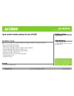 Предварительный просмотр 5 страницы Axxess AX-ADXSVI Series Installation Instructions Manual