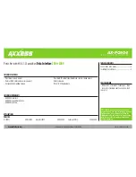 Preview for 1 page of Axxess AX-PO904 Installation Instructions