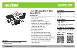 Preview for 1 page of Axxess AXDSPX-CH5 Installation Instructions Manual