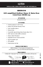 Axxess GMOS-04 Installation Instructions Manual preview