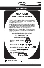 Axxess XIA-USB Installation Instructions Manual preview