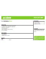 Preview for 1 page of Axxess XSVI-1731-NAV Installation Instructions