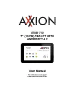 Предварительный просмотр 1 страницы Axxion ATAB-710 User Manual