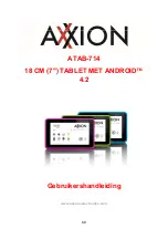 Предварительный просмотр 68 страницы Axxion ATAB-714 User Manual