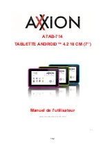 Предварительный просмотр 102 страницы Axxion ATAB-714 User Manual