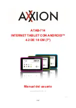 Предварительный просмотр 137 страницы Axxion ATAB-714 User Manual