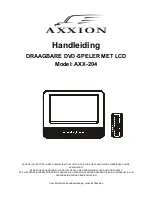 Предварительный просмотр 44 страницы Axxion AXX-204 Operating Manual