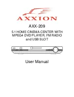 Axxion AXX-209 User Manual предпросмотр