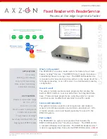 AXZON RFM5109-B User Manual preview