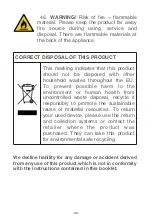 Предварительный просмотр 42 страницы AYA 4894223222044 User Manual