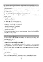 Preview for 30 page of AYA A 40 CC 4001 Instructions For Use Manual