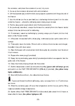 Preview for 36 page of AYA A 40 CC 4001 Instructions For Use Manual