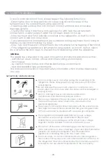 Preview for 21 page of AYA ACA160W Instructions For Use Manual