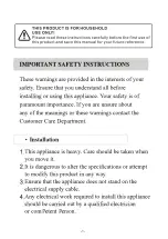 Preview for 28 page of AYA ACT1004 Instructions For Use Manual