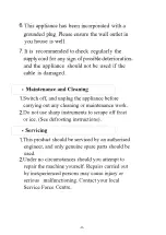 Preview for 31 page of AYA ACT1004 Instructions For Use Manual