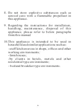 Preview for 33 page of AYA ACT1004 Instructions For Use Manual