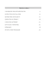 Preview for 2 page of AYA ACV5061INOX Instructions For Use Manual