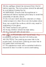 Preview for 10 page of AYA ACV5063IX Instructions For Use Manual