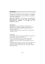 Preview for 11 page of AYA ACV5063IX Instructions For Use Manual