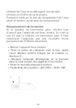 Preview for 16 page of AYA AFC2002A+X Instructions For Use Manual