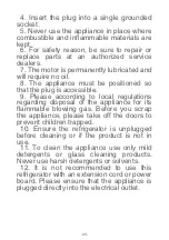 Preview for 22 page of AYA AFC2700A+S Instructions For Use Manual