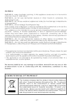 Preview for 29 page of AYA AFD2000A+ Instructions For Use Manual