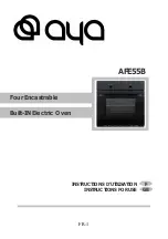 AYA AFE55B Instructions For Use Manual preview